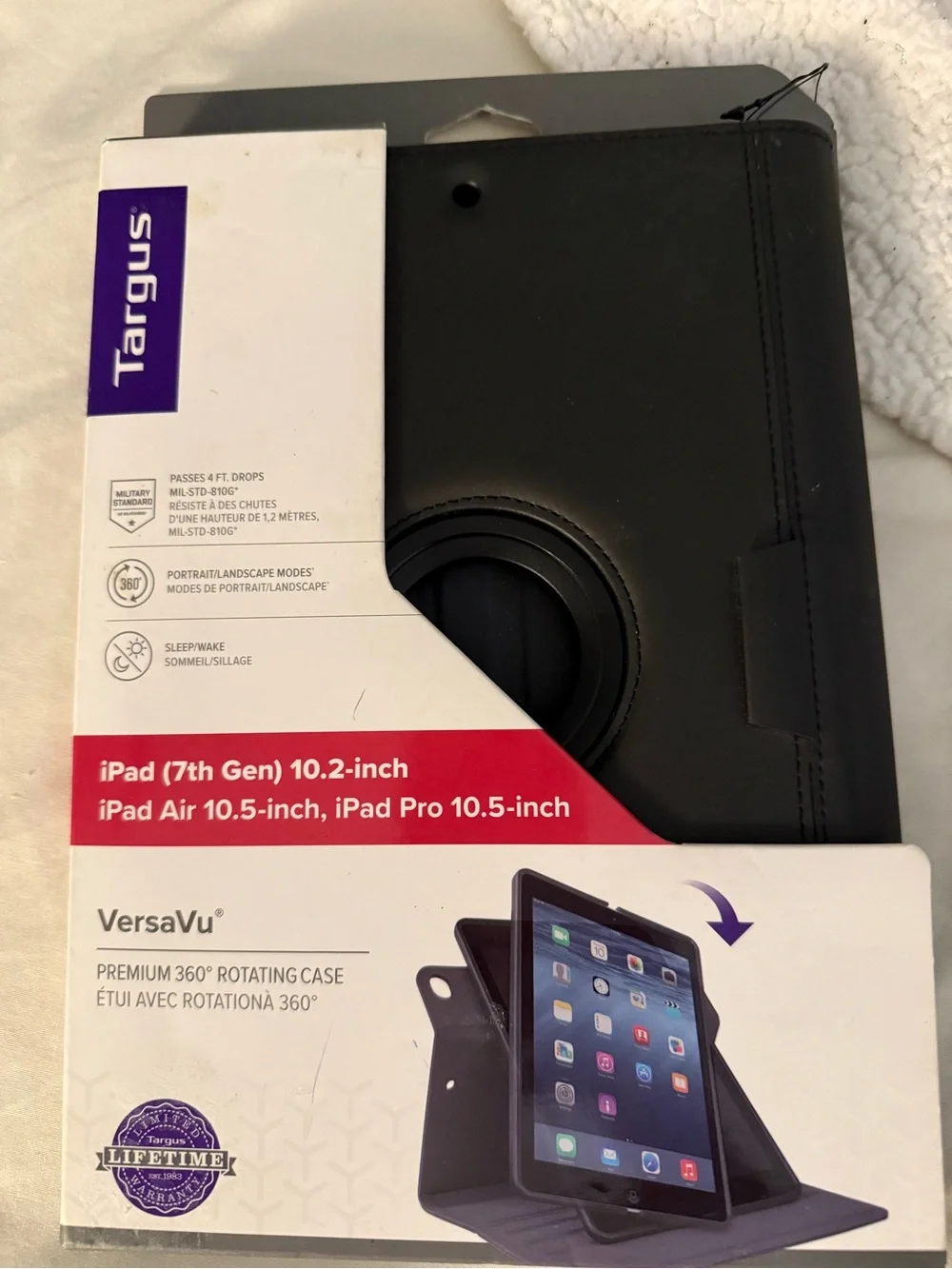 Targus VersaVu 360° Rotating Case – Black